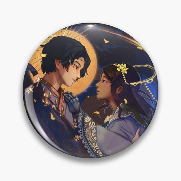 Item preview, Kai and Cinder. The Sun and The Moon designed and sold by CosmicNovaArt.