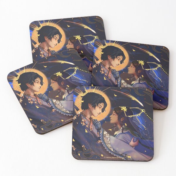Item preview, Kai and Cinder. The Sun and The Moon designed and sold by CosmicNovaArt.