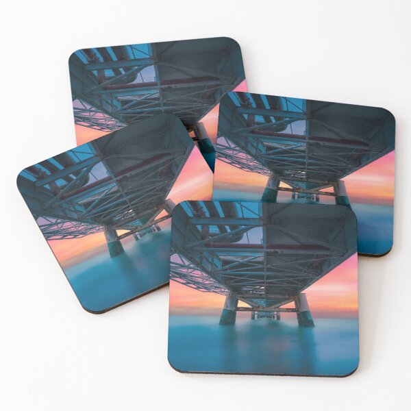 Item preview, Industrial pier on the sea at sunset. Tuscany designed and sold by Stefano Orazzini.
