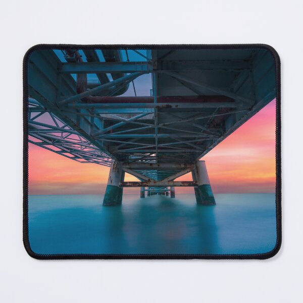 Item preview, Industrial pier on the sea at sunset. Tuscany designed and sold by Stefano Orazzini.