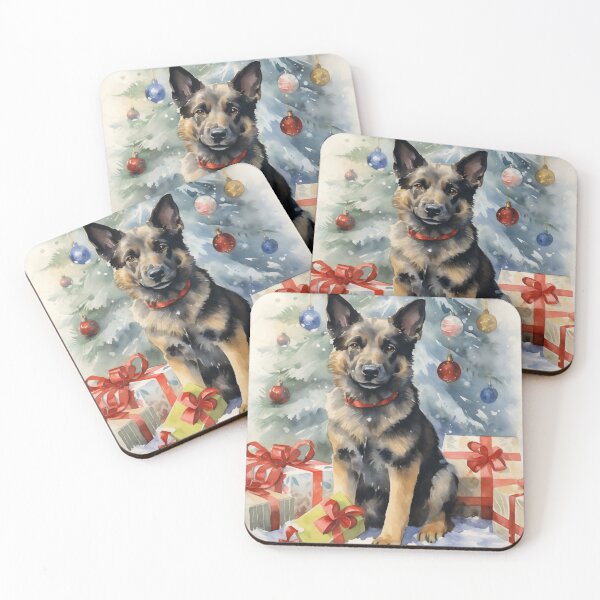 Item preview, Christmas German Shepherd Puppy designed and sold by Samuelsboro.