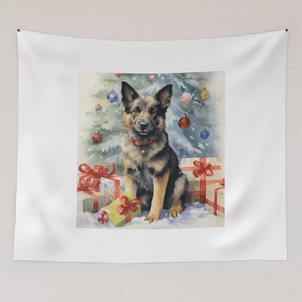 Item preview, Christmas German Shepherd Puppy designed and sold by Samuelsboro.