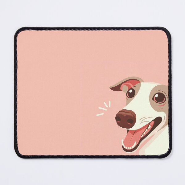 Item preview, Nosey Italian Grayhound on Pink designed and sold by Squiddlie.