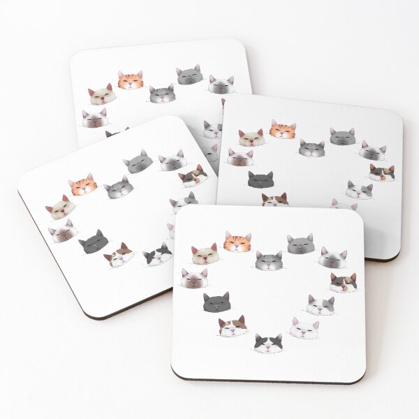 Item preview, Heart of Cats Illustration designed and sold by CrittersCorner.