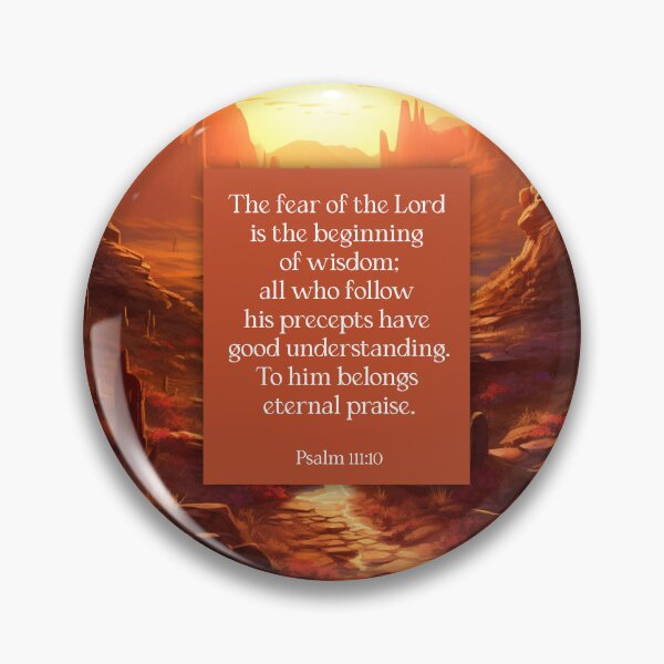 Item preview, Fear of The Lord Psalm 111:10 (The Wisdom Series) designed and sold by WideIsTheGate.
