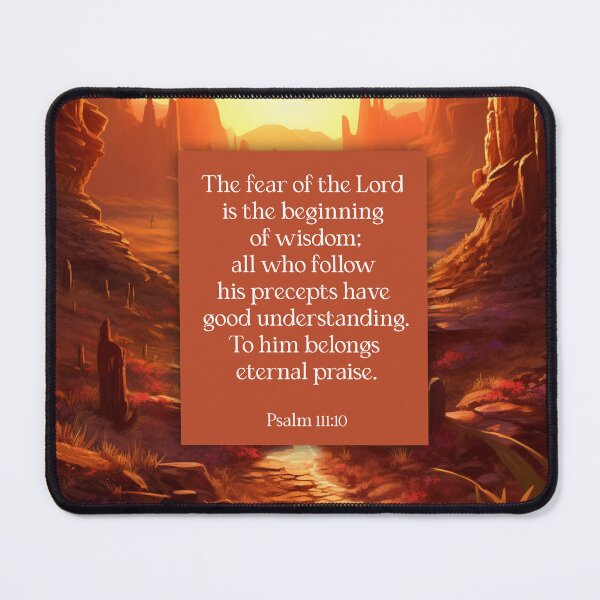 Item preview, Fear of The Lord Psalm 111:10 (The Wisdom Series) designed and sold by WideIsTheGate.