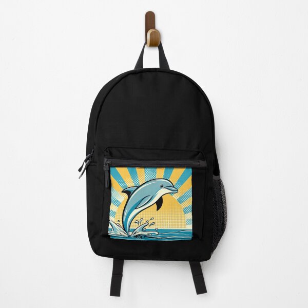 Item preview, Joyful Dolphin Pop Art Style designed and sold by artofuniverse.