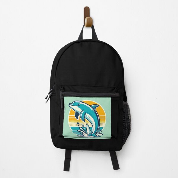 Item preview, Joyful Dolphin Pop Art Style designed and sold by artofuniverse.
