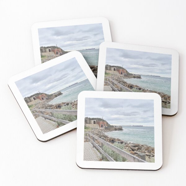 Item preview, Portsea, bunkers, military, fort, ship, ocean, beach designed and sold by Roslyn1978.
