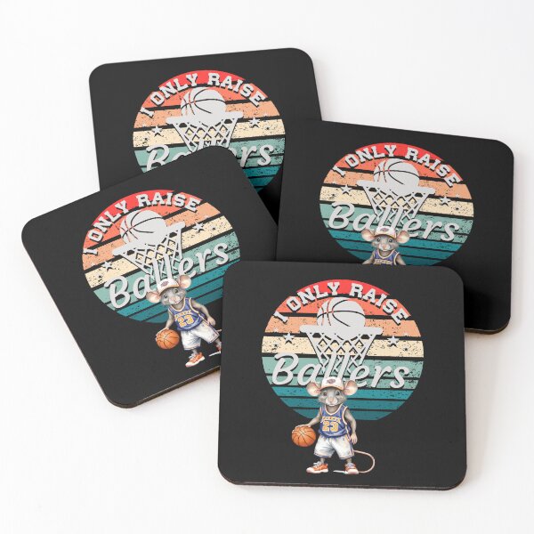 Item preview, I Only Raise Ballers - Basketball Mouse designed and sold by KolbaVison.