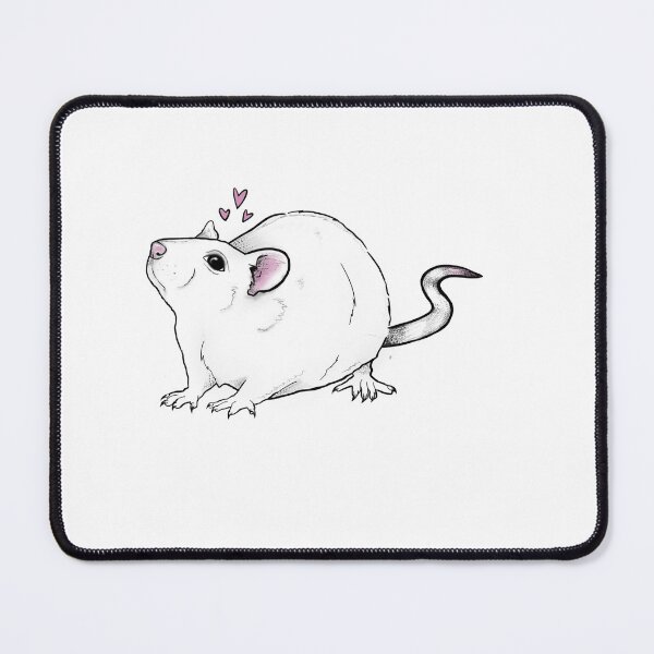 Item preview, Adorable Rat with Hearts designed and sold by WhimsicalTale.