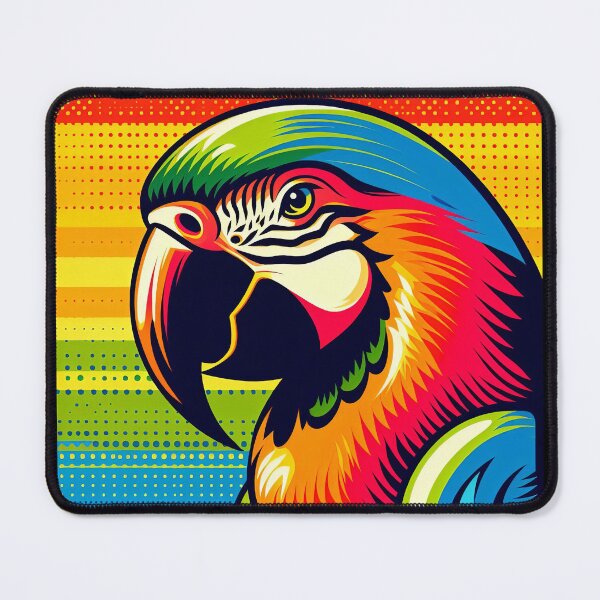 Item preview, Colorful Parrot Pop Art Style designed and sold by artofuniverse.