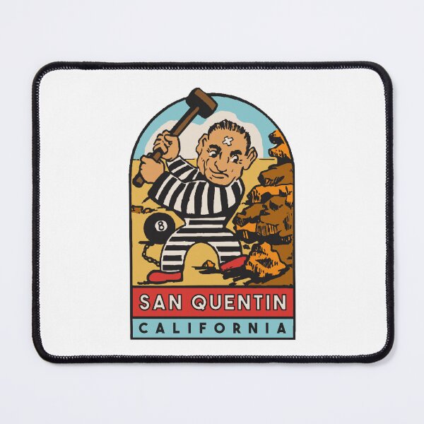 Item preview, San Quentin California Vintage Style Decal designed and sold by Decal Mania.