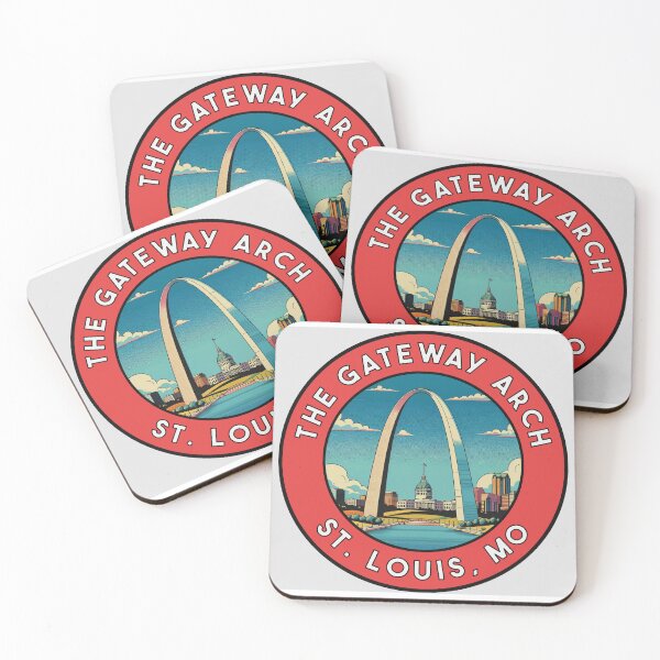Artikelvorschau, St. Louis Gateway Arch Vintage-Stil Aufkleber entworfen und verkauft von Decal Mania.