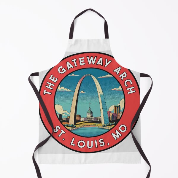 Item preview, St. Louis Gateway Arch Vintage Style Decal designed and sold by Decal Mania.