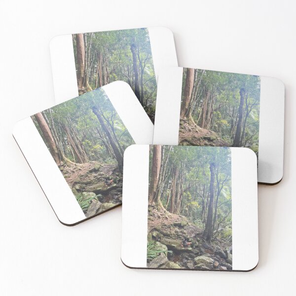 Item preview, forrest, jungle, rainforrest, trees, green, rocks, creek designed and sold by Roslyn1978.