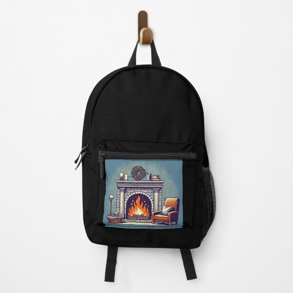 Item preview, Fireplace Pop Art Style designed and sold by artofuniverse.