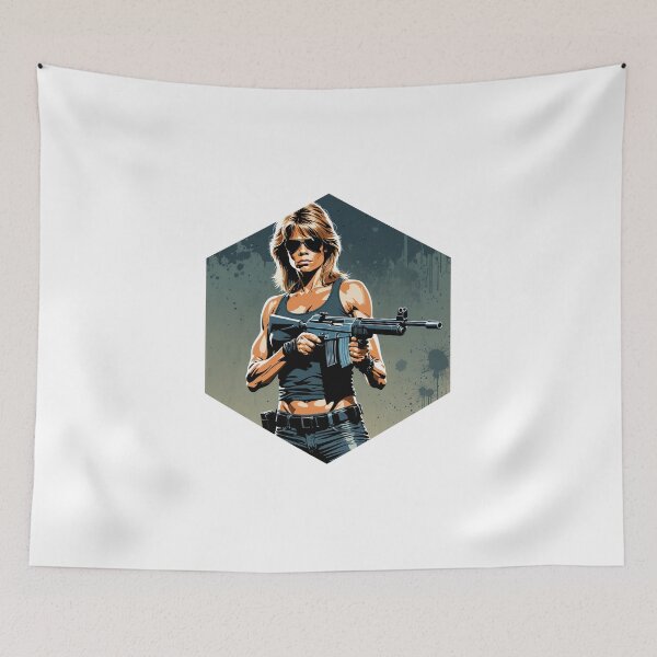 Item preview, Sarah Connor Caricature designed and sold by AbsoluteA.