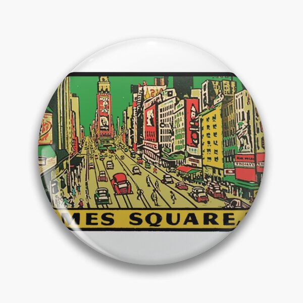 Item preview, Times Square NYC Vintage Style Decal designed and sold by Decal Mania.