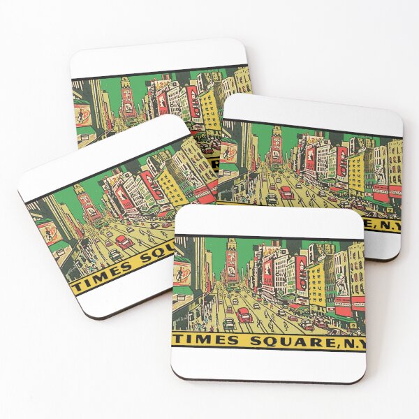 Item preview, Times Square NYC Vintage Style Decal designed and sold by Decal Mania.