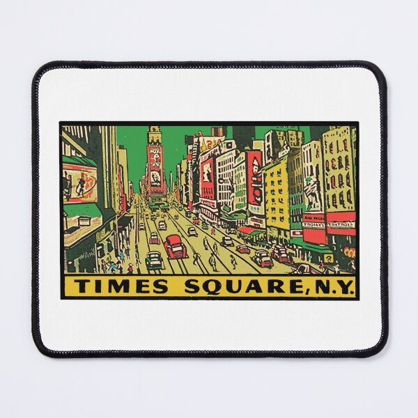 Item preview, Times Square NYC Vintage Style Decal designed and sold by Decal Mania.