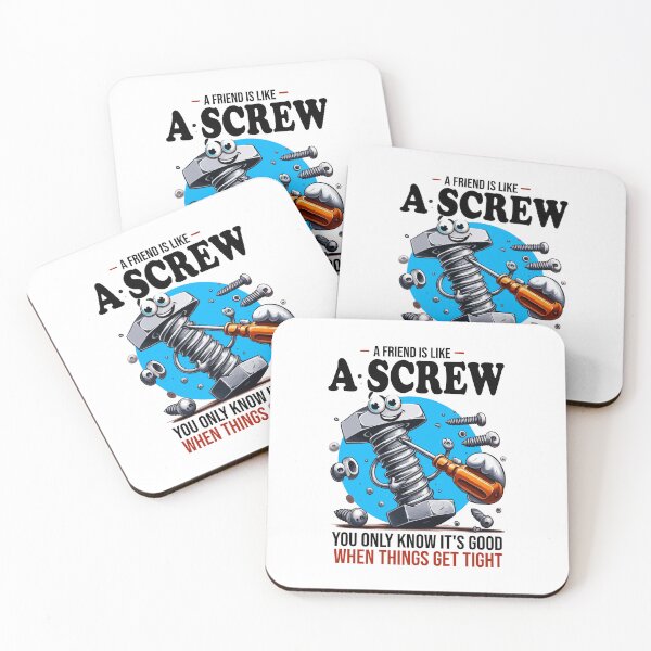 Item preview, A Friend is Like a Screw designed and sold by triskalitech.