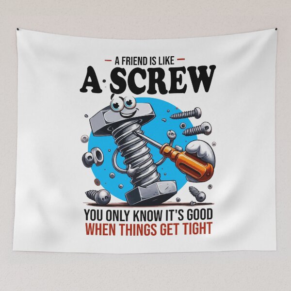 Item preview, A Friend is Like a Screw designed and sold by triskalitech.