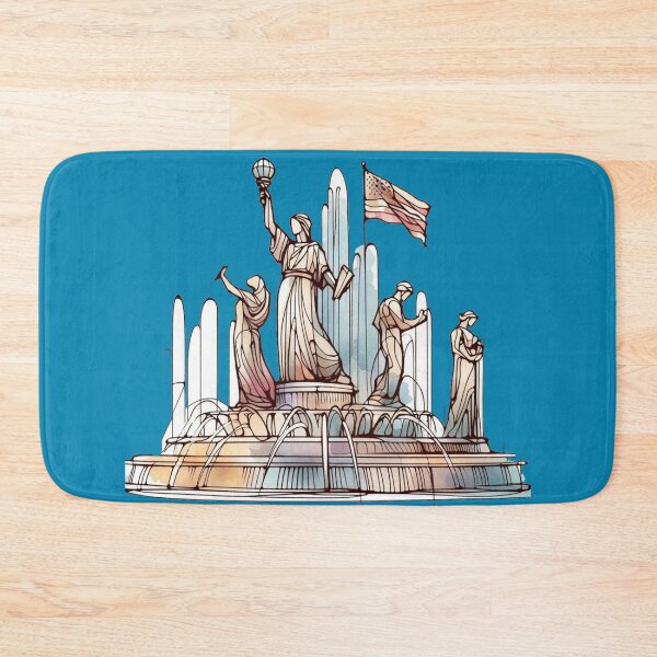 Item preview, Iconic Sculptures and Fountains 3D Sketches, designed and sold by PaintMeWorld.