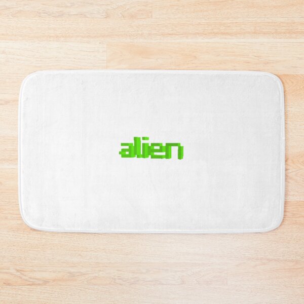 Item preview, Pixelated Alien Wordmark designed and sold by John Saul.