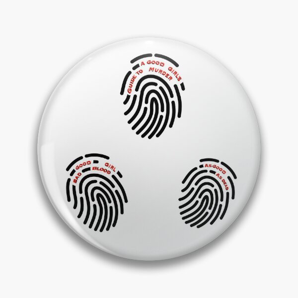 Item preview, A Good Girl's Guide To Murder, Good Girl Bad Blood, As Good As Dead Fingerprints Red Text designed and sold by AveryBMS.