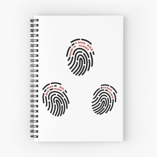 Item preview, A Good Girl's Guide To Murder, Good Girl Bad Blood, As Good As Dead Fingerprints Red Text designed and sold by AveryBMS.
