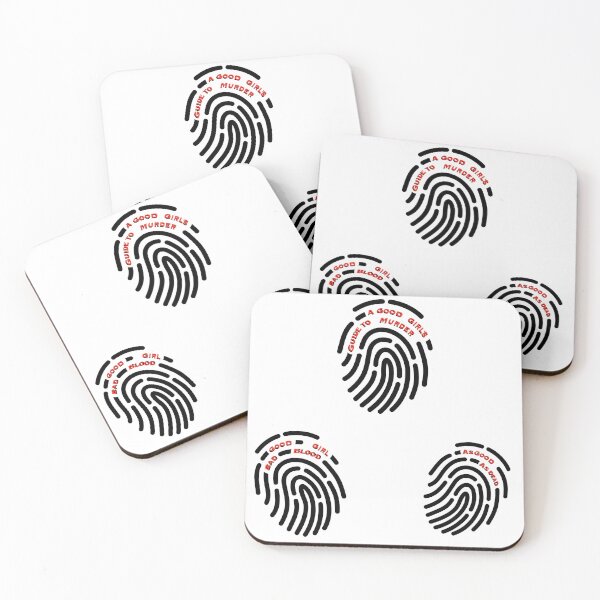 Item preview, A Good Girl's Guide To Murder, Good Girl Bad Blood, As Good As Dead Fingerprints Red Text designed and sold by AveryBMS.