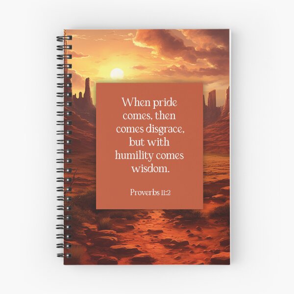 Item preview, Humility Comes Wisdom Proverbs 11:2 (The Wisdom Series) designed and sold by WideIsTheGate.