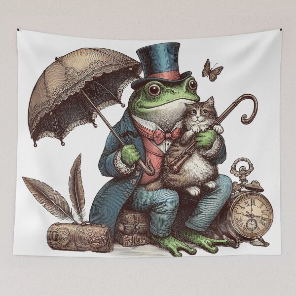 Item preview, FREDDIE AND HIS CAT designed and sold by Foxlindesigns.