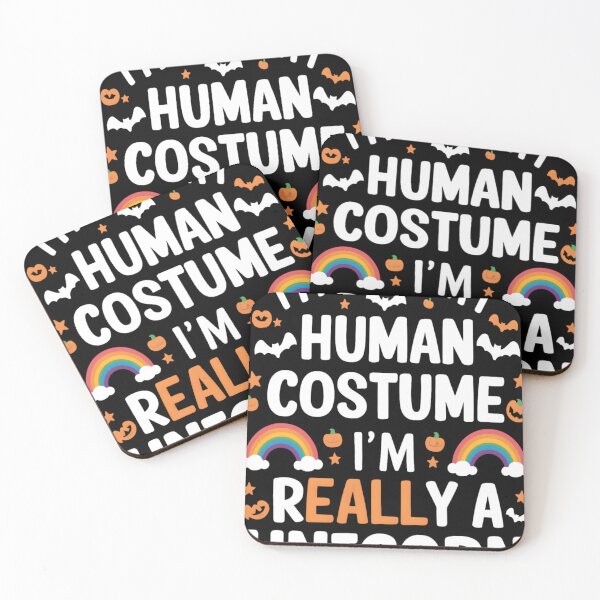 Item preview, This Is My Human Costume I'm Really A Unicorn designed and sold by KitonicTees.