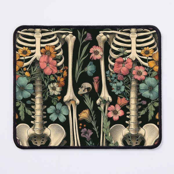 Item preview, "Lay with me" Bones and botany print designed and sold by saskye.