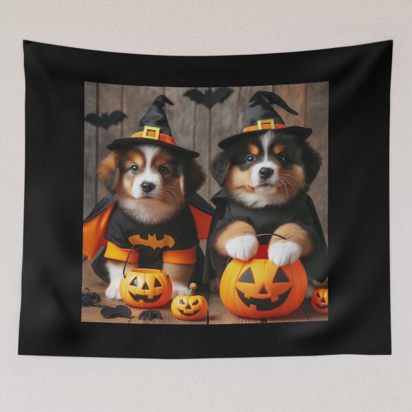 Aperçu de l'œuvre Chiens d'Halloween 6 créée et vendue par Sybille-Yates.