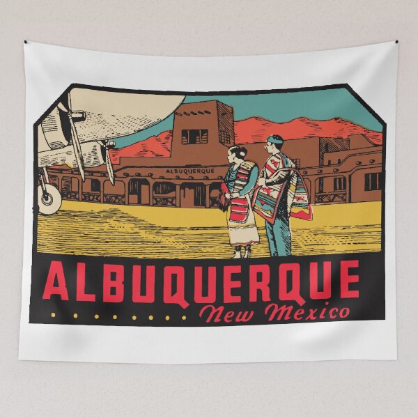 Item preview, Albuquerque Vintage Style Decal designed and sold by Decal Mania.