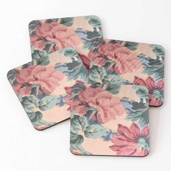 Artikelvorschau, Vintage Cabbage Rose Oma Stoff Replik entworfen und verkauft von SloganExpress.