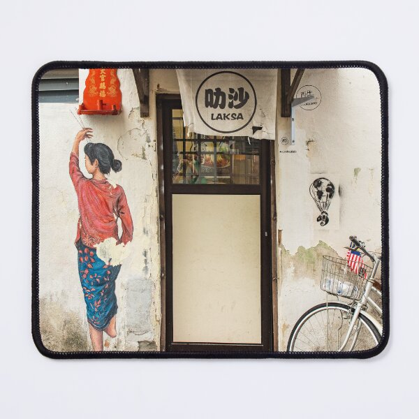 Item preview, Girl With Incense Sticks : Laksa Time : Penang, Malaysia designed and sold by TRVLR Designs.