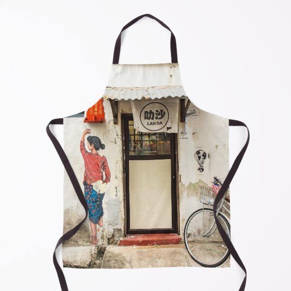 Item preview, Girl With Incense Sticks : Laksa Time : Penang, Malaysia designed and sold by TRVLR Designs.
