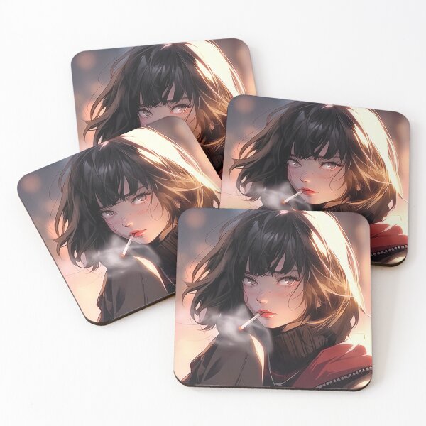 Item preview, Dark Dramatic Urban Anime Girl designed and sold by bubblegoth.
