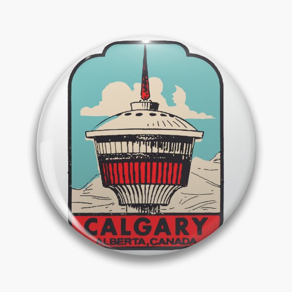 Item preview, Calgary Alberta Vintage Style Decal designed and sold by Decal Mania.