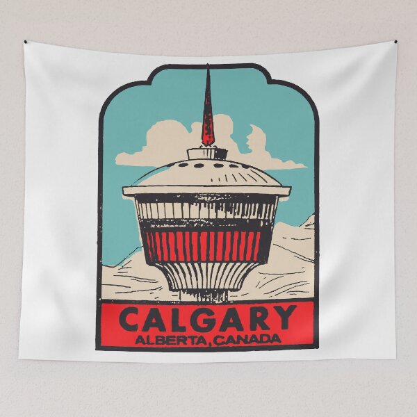 Item preview, Calgary Alberta Vintage Style Decal designed and sold by Decal Mania.