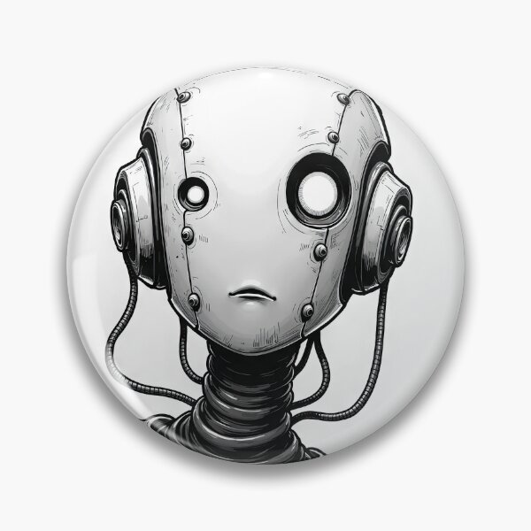 Item preview, Robot triste designed and sold by psychcyberpunk.