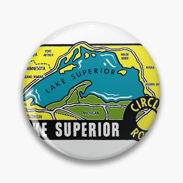 Item preview, Lake Superior Vintage Style Decal designed and sold by Decal Mania.