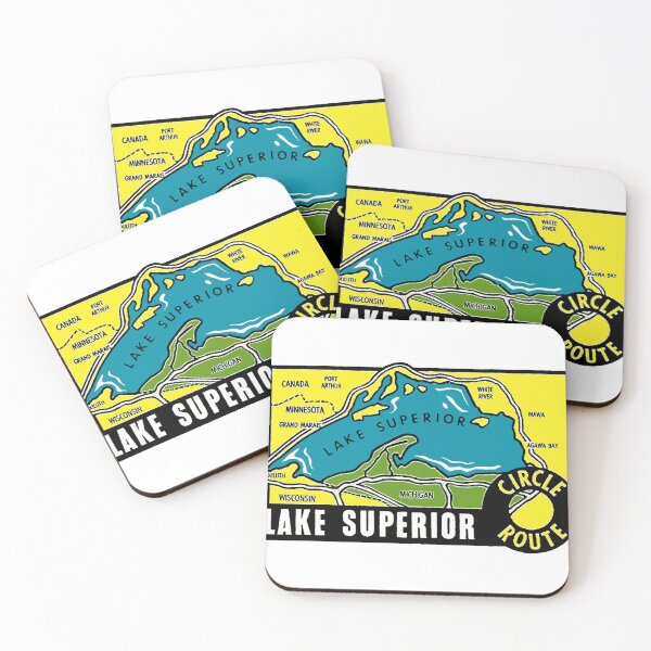 Item preview, Lake Superior Vintage Style Decal designed and sold by Decal Mania.
