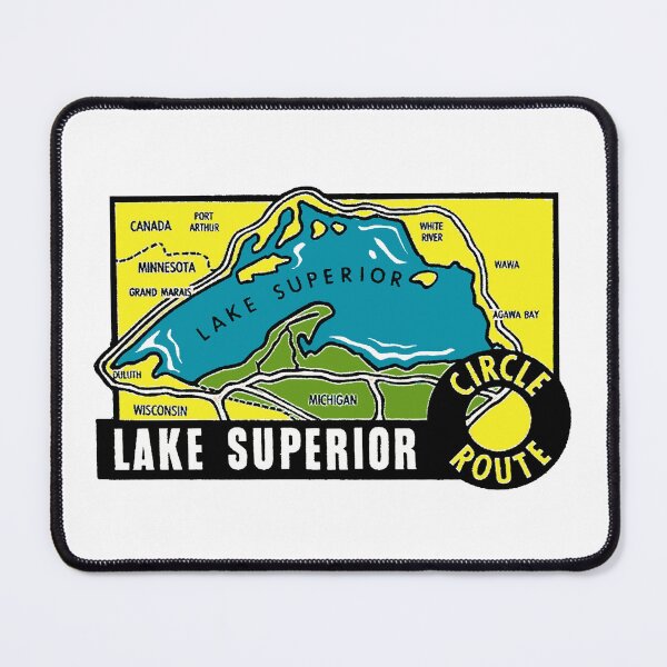 Item preview, Lake Superior Vintage Style Decal designed and sold by Decal Mania.