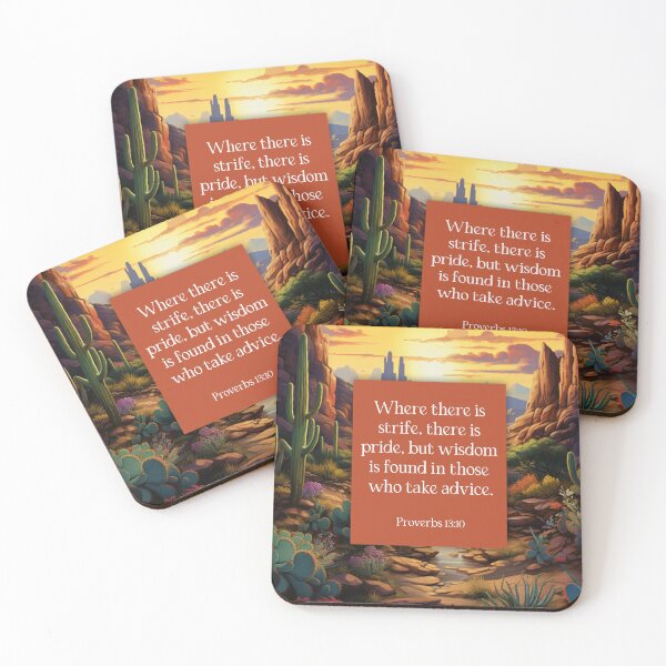 Item preview, Where their strife is Proverbs 13:10 (The Wisdom Series) designed and sold by WideIsTheGate.
