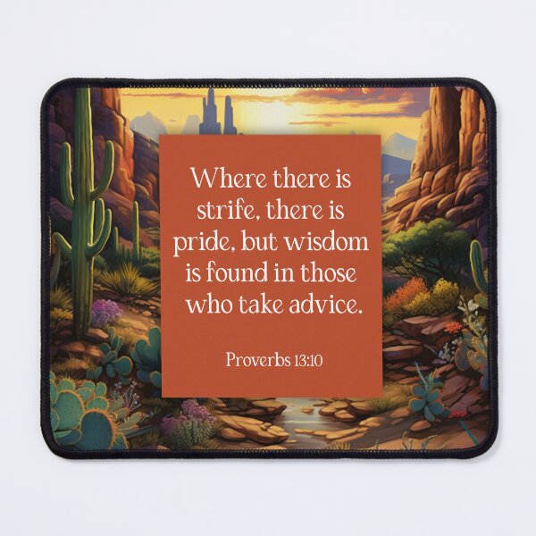 Item preview, Where their strife is Proverbs 13:10 (The Wisdom Series) designed and sold by WideIsTheGate.